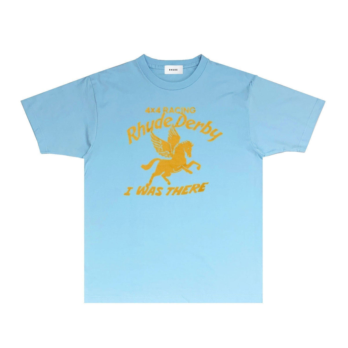 Rhude T-shirts Printed Trendy Pure Cotton