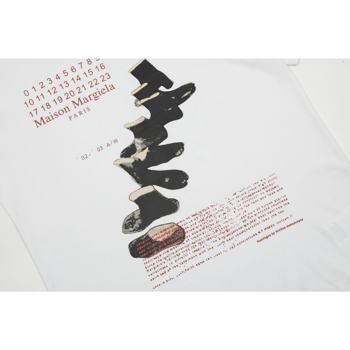 Maison Margiela T-shirt Crew Neck Loose Short Sleeve T-shirt