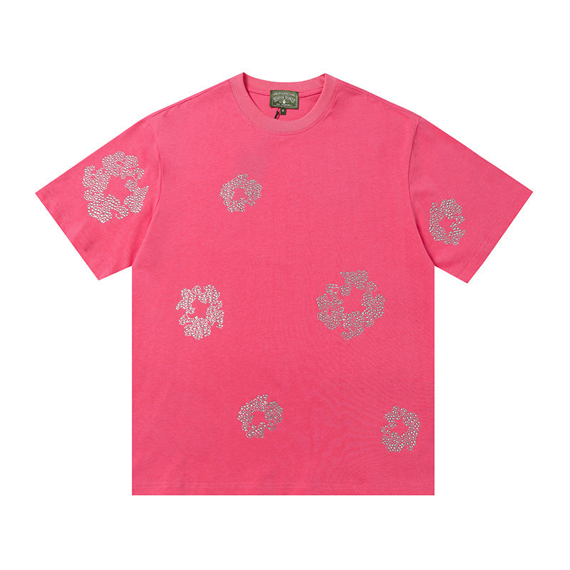 Denim Tears T-shirts Rhinestones