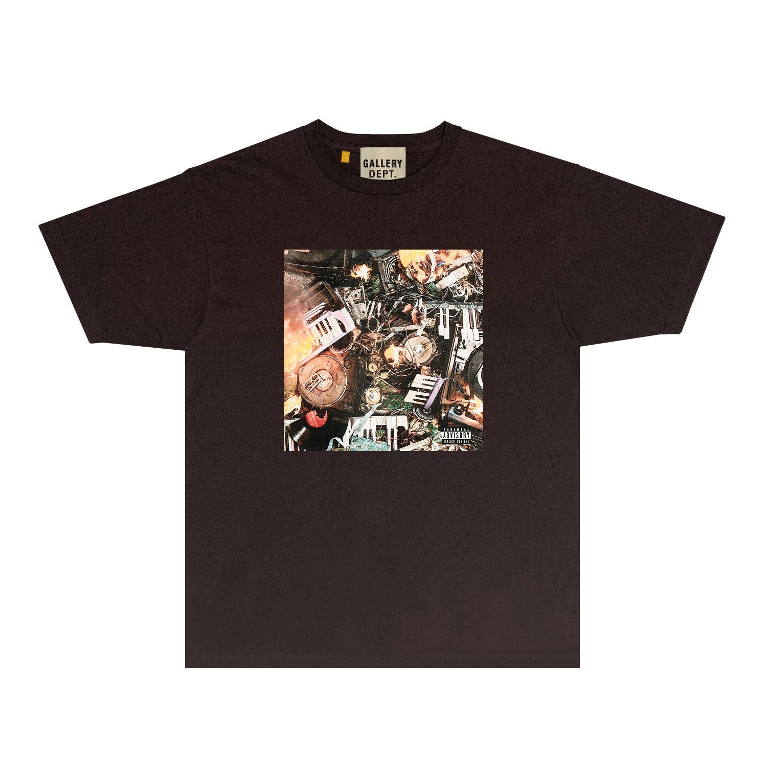 Gallery Dept T Shirt Retro Printed Loose Short-Sleeved Shirt