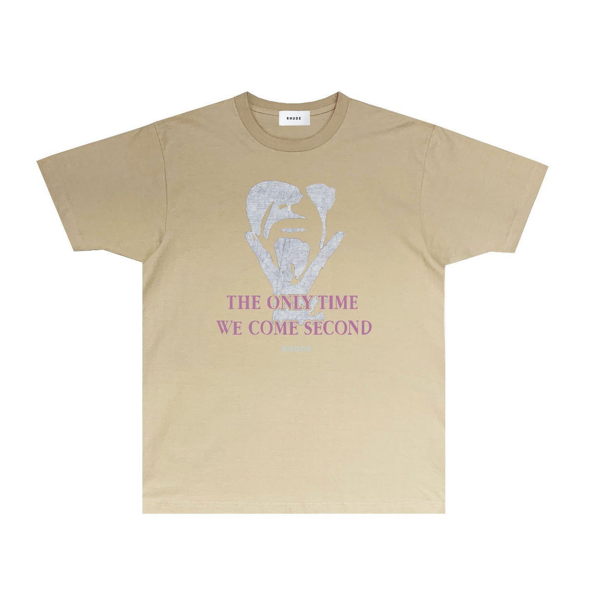 Rhude T-shirts Printed Trendy Pure Cotton
