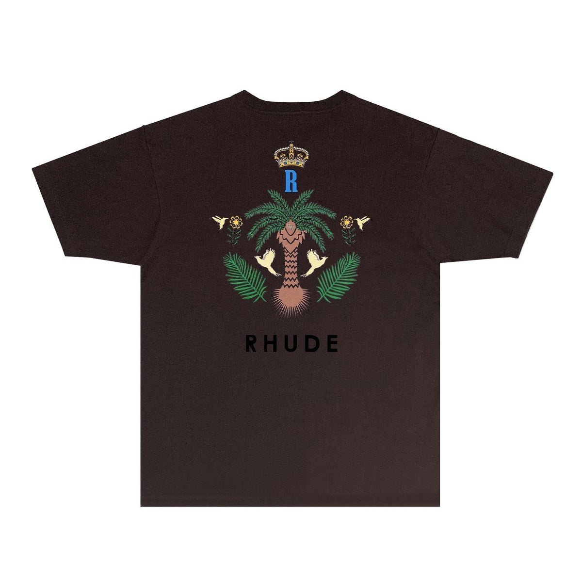 Rhude T-shirts Printed Trendy Pure Cotton