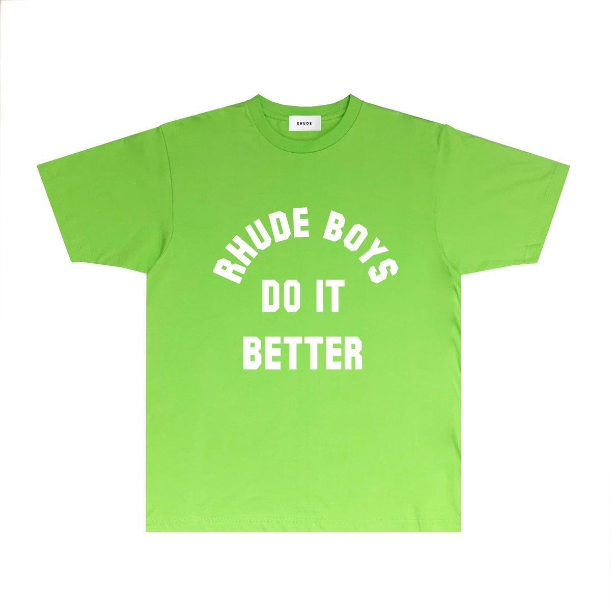 Rhude T-shirts Printed Trendy Pure Cotton