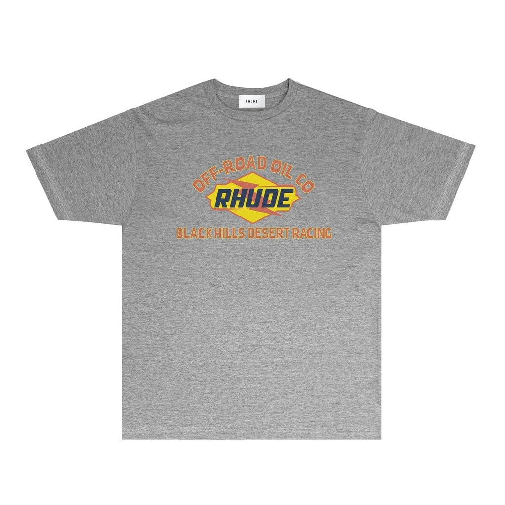 Rhude T-shirts Printed Trendy Pure Cotton