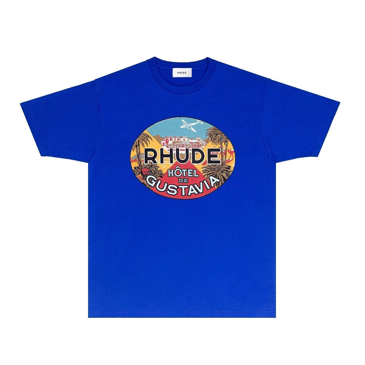 Rhude T-shirts Printed Trendy Pure Cotton