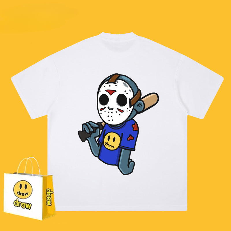 Drew T-shirts Drew T-shirt Smiley Face Classic Letters