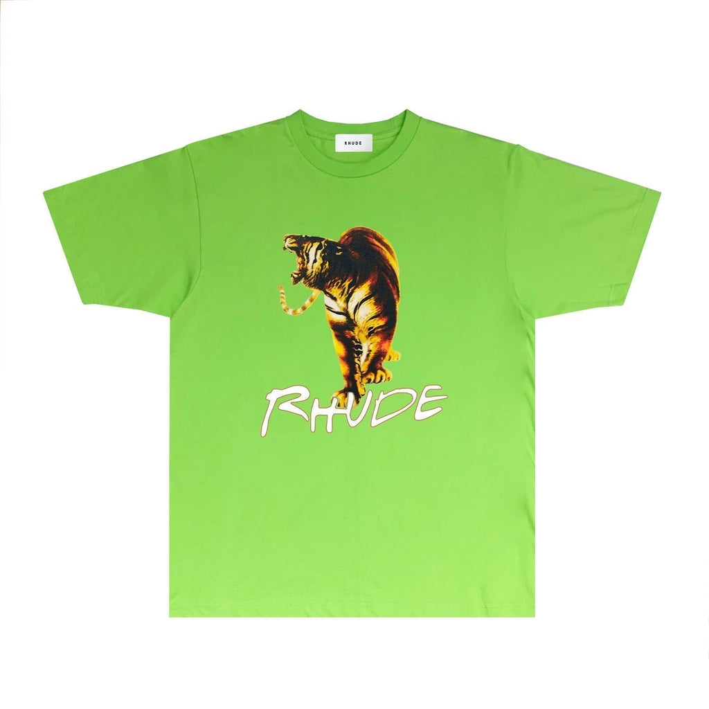 Rhude T-shirts Printed Trendy Pure Cotton