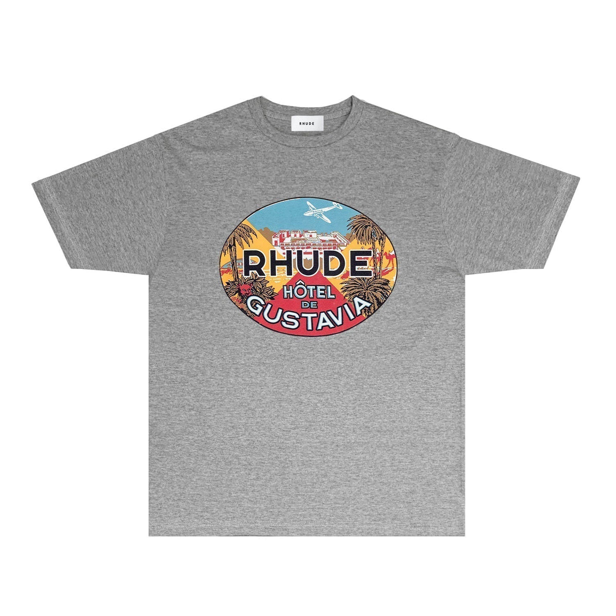 Rhude T-shirts Printed Trendy Pure Cotton