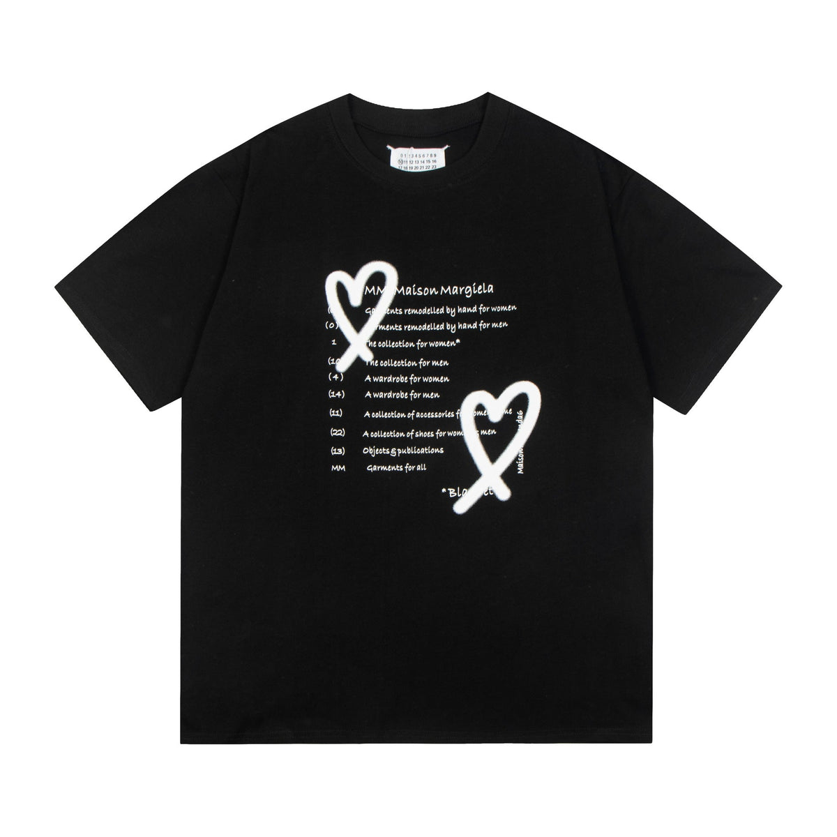 Maison Margiela T-shirt Crew Neck Loose Short Sleeve T-shirt