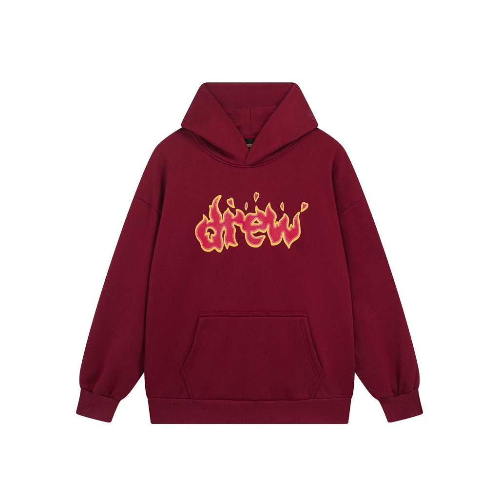 Drew House Hoodie Unisex Loose Casual Fleece Hoodie