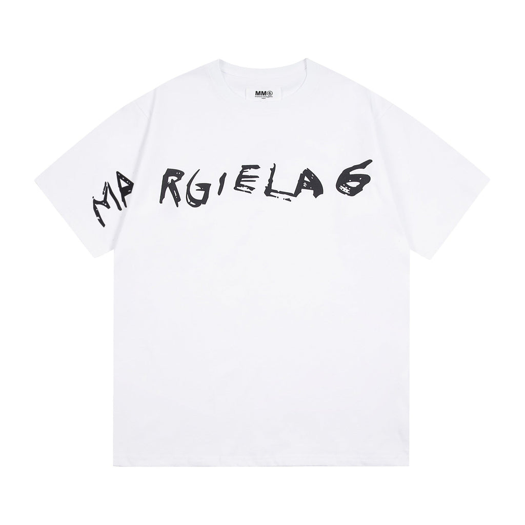 Maison Margiela T-shirt Crew Neck, Loose Short Sleeve T-shirt
