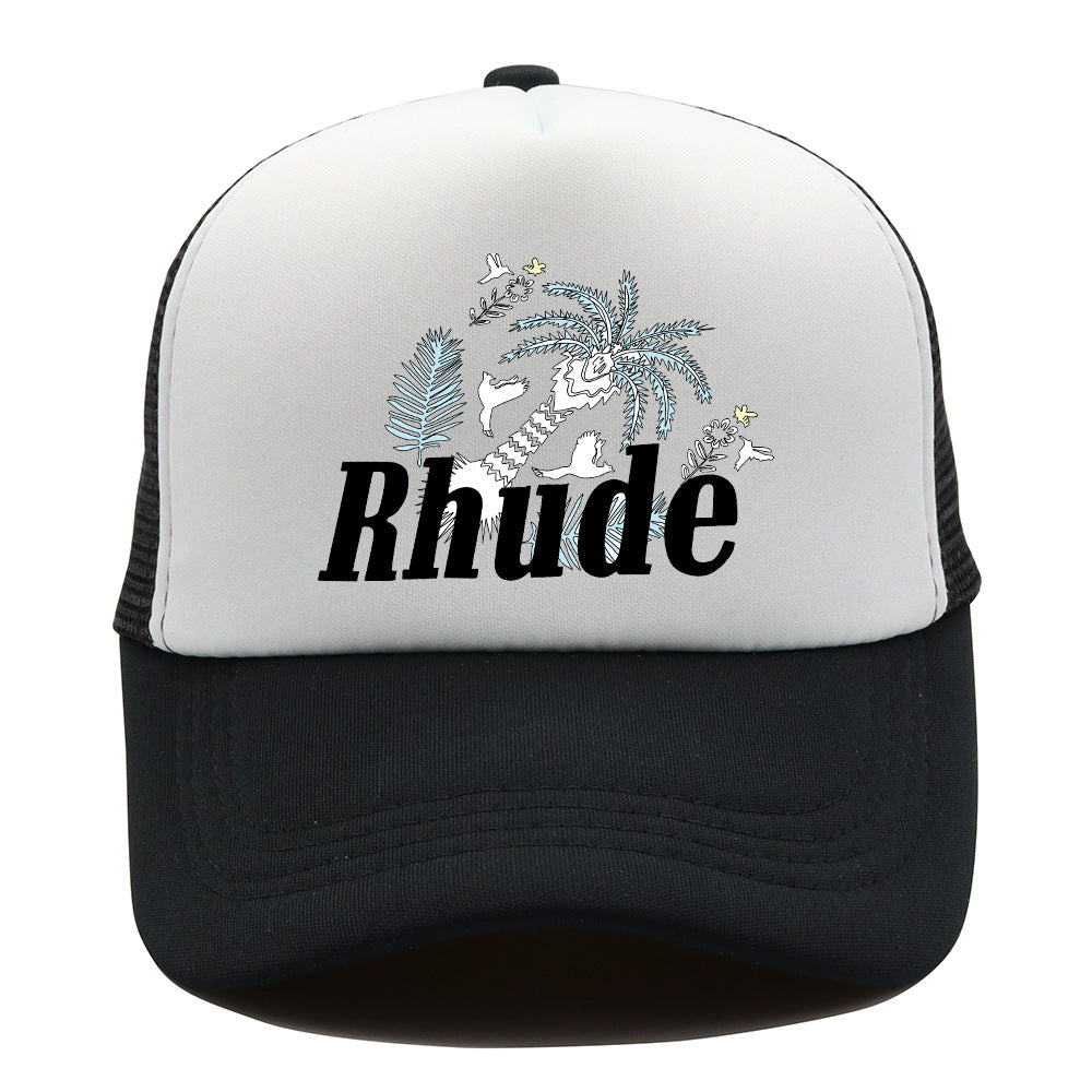Rhude Hat Fashion Net Cap Hip Hop Baseball Cap