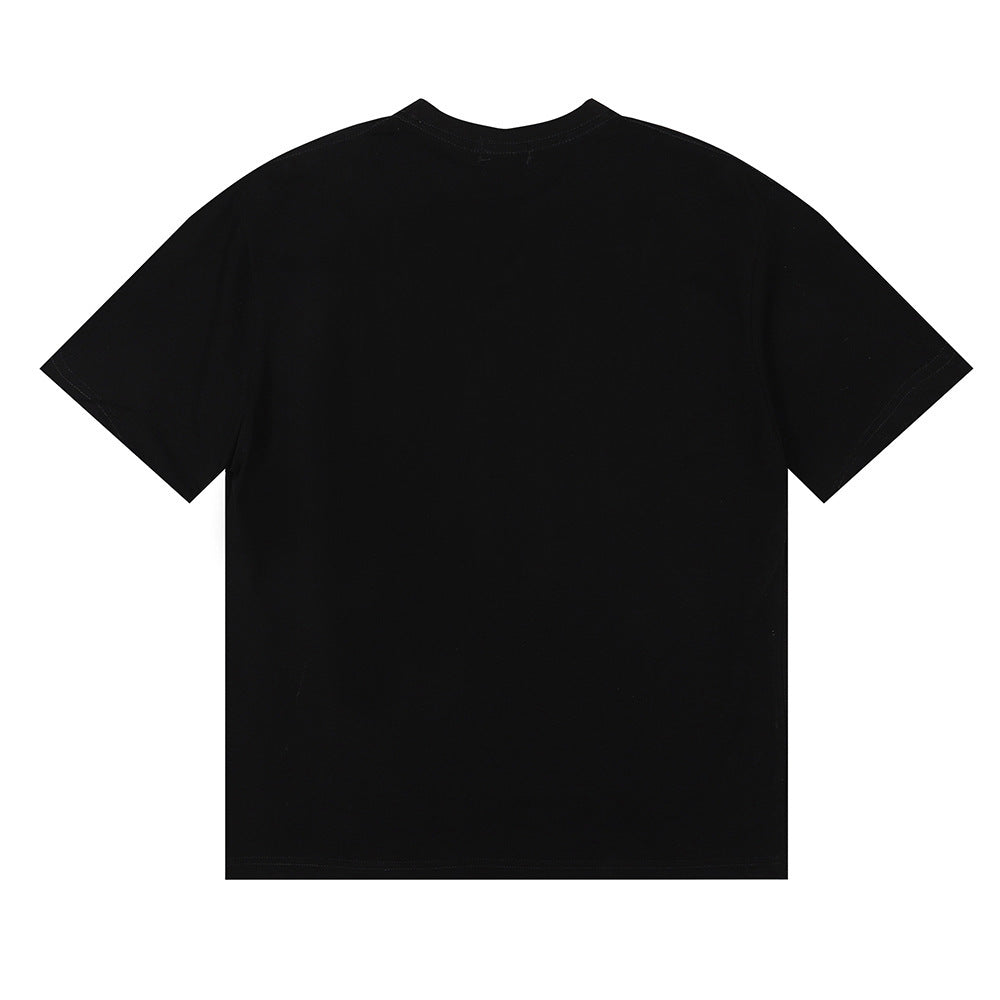 Rhude T-shirt Castle Coconut Letter Print Short Sleeve T-shirt