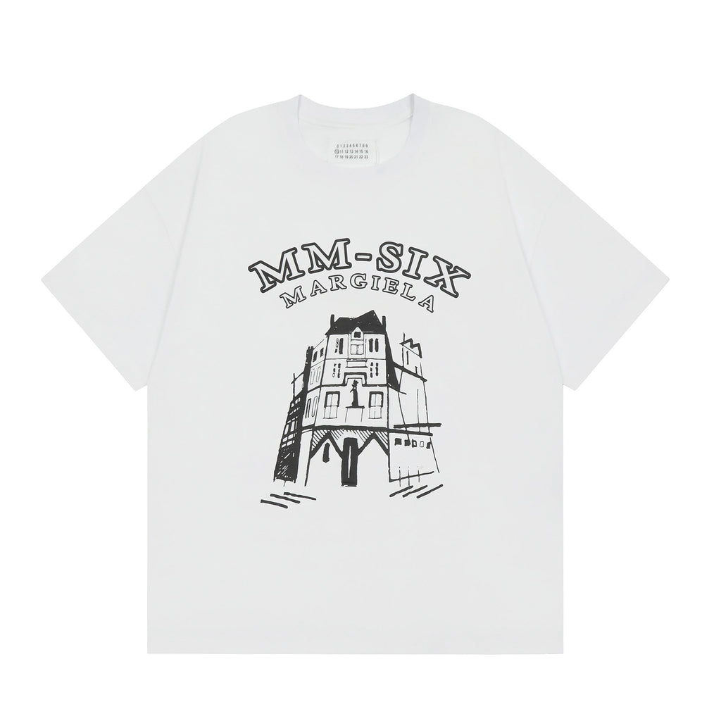 Maison Margiela T-shirt Crew Neck Loose Short Sleeve T-shirt