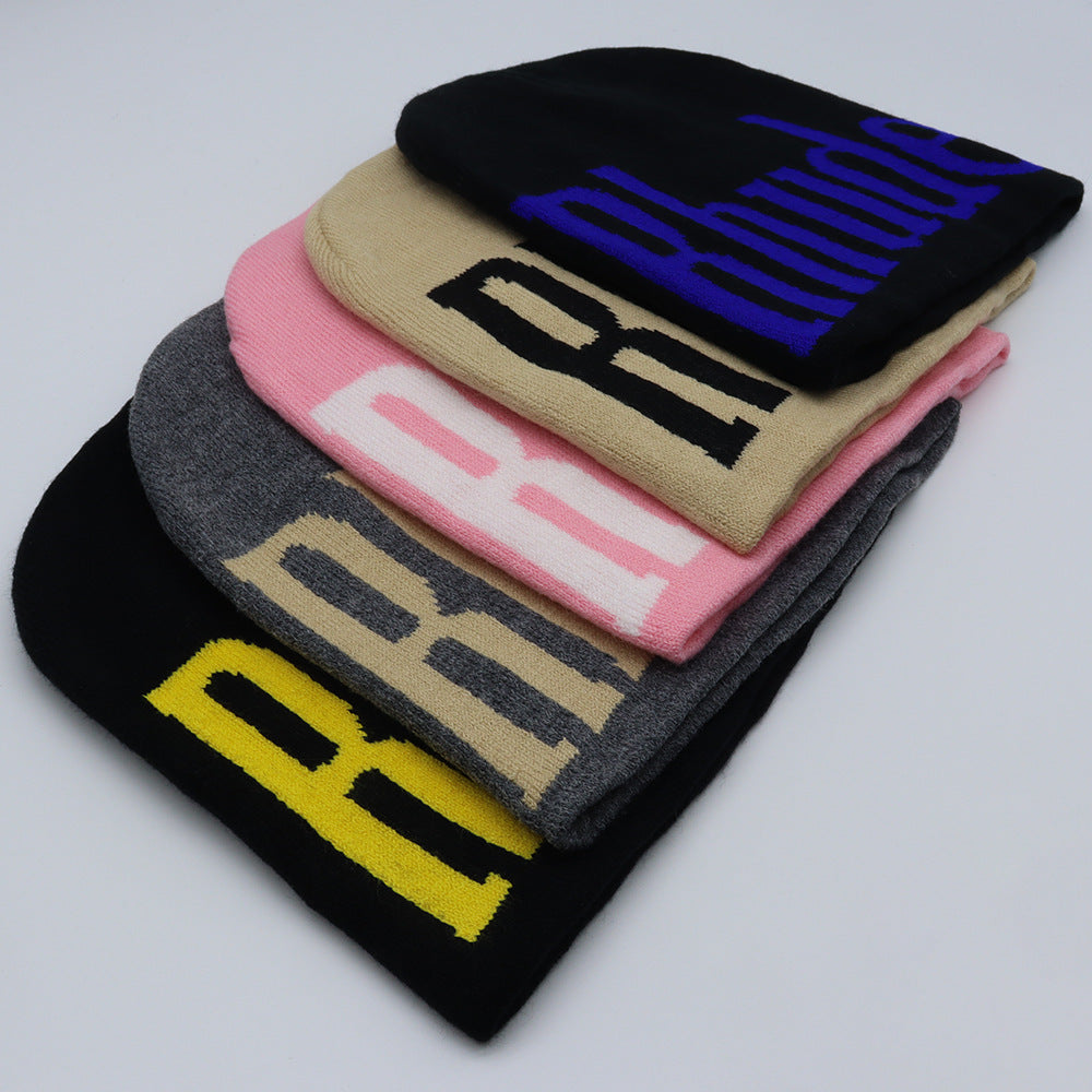 Rhude Hat Fashion Knitted Hat Windproof Ear Protector