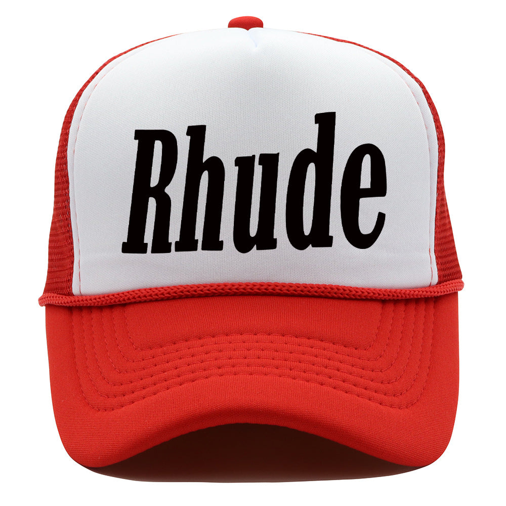 Rhude Hat Baseball Cap Outdoor Shade Mesh Cap