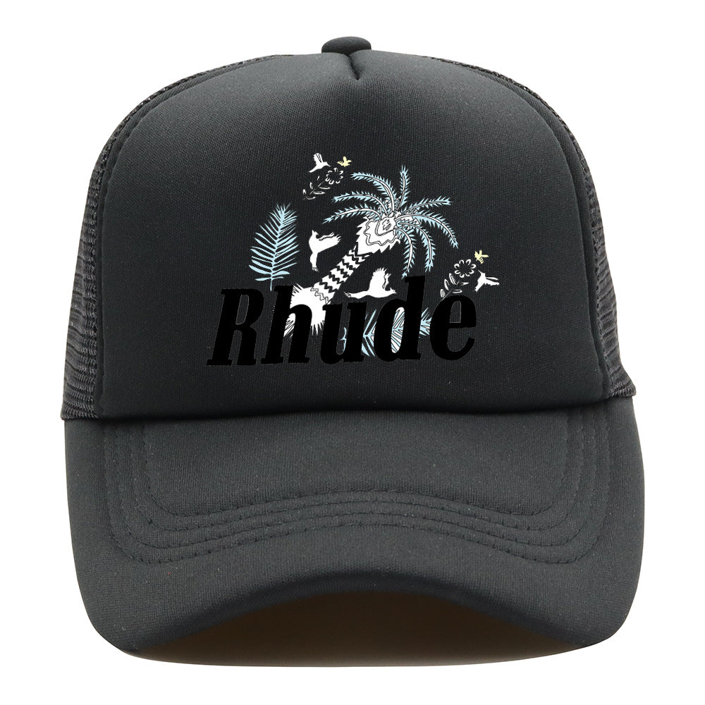 Rhude Hat Fashion Net Cap Hip Hop Baseball Cap