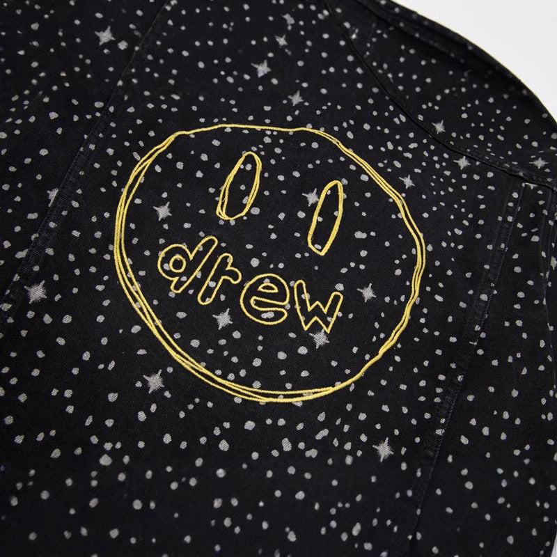 Drew House Jacket Unisex Starry Pattern Denim Jacket
