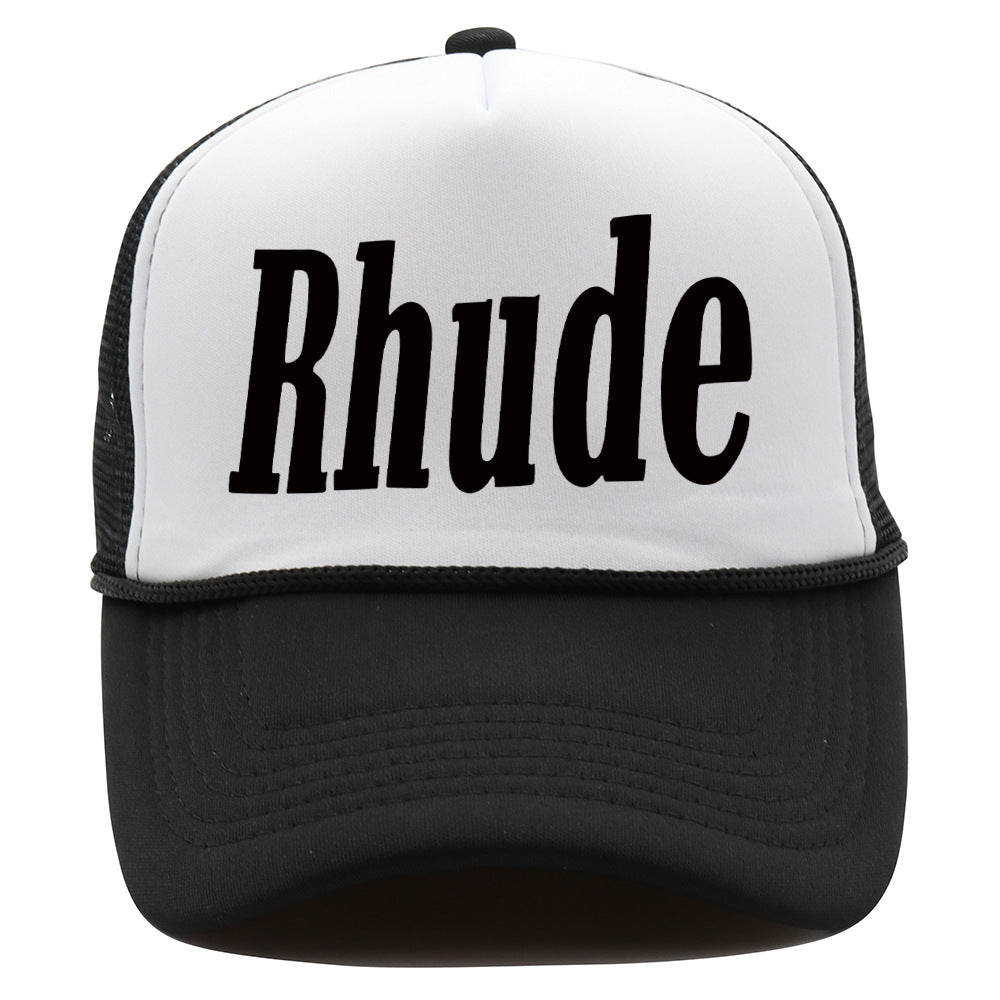 Rhude Hat Baseball Cap Outdoor Shade Mesh Cap