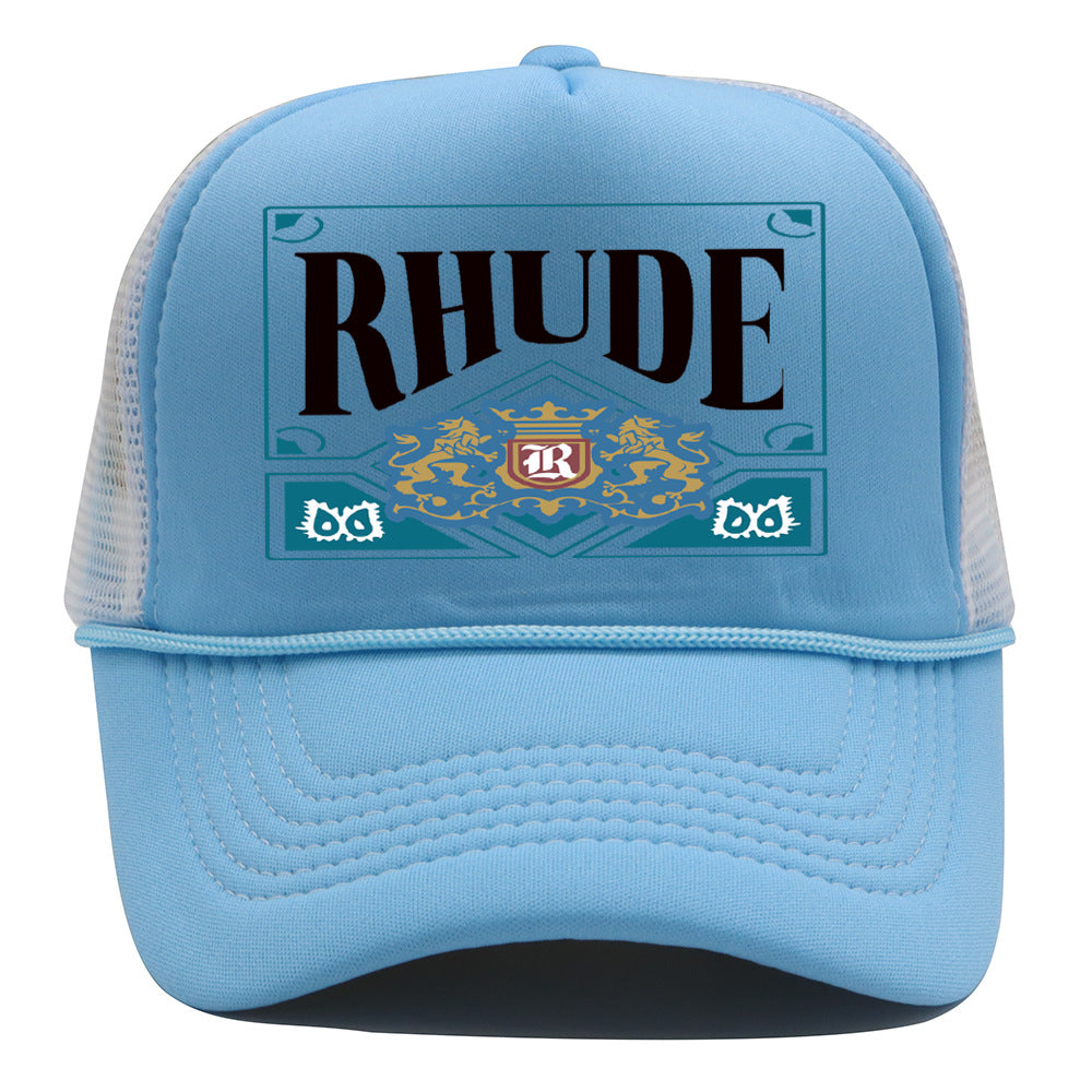 Rhude Hat Shade Mesh Cap Casual Baseball Cap Couple