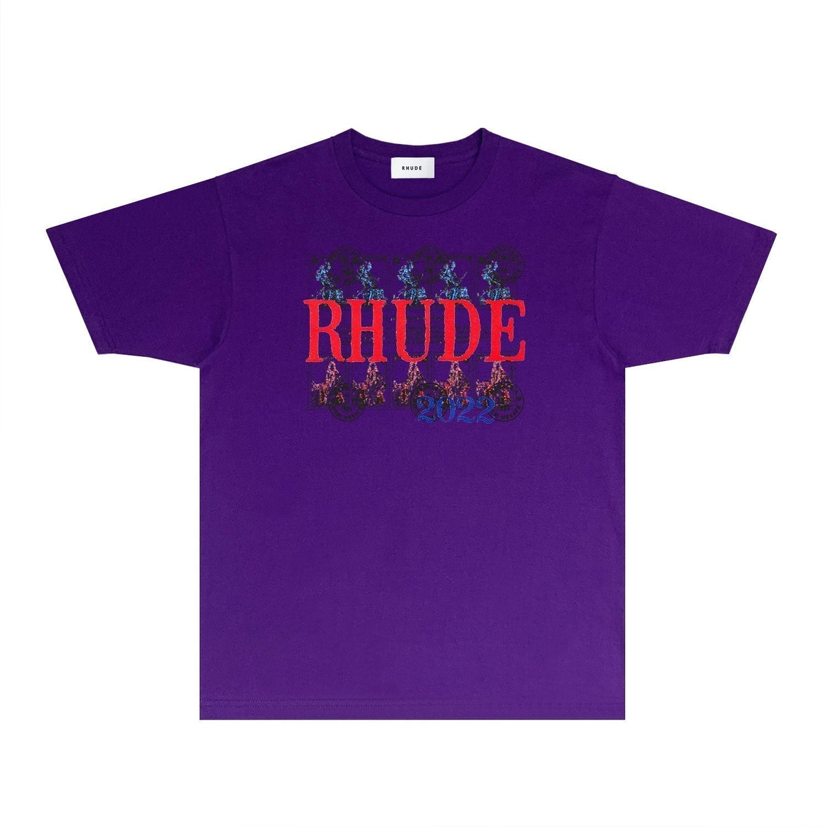 Rhude T-shirts Printed Trendy Pure Cotton