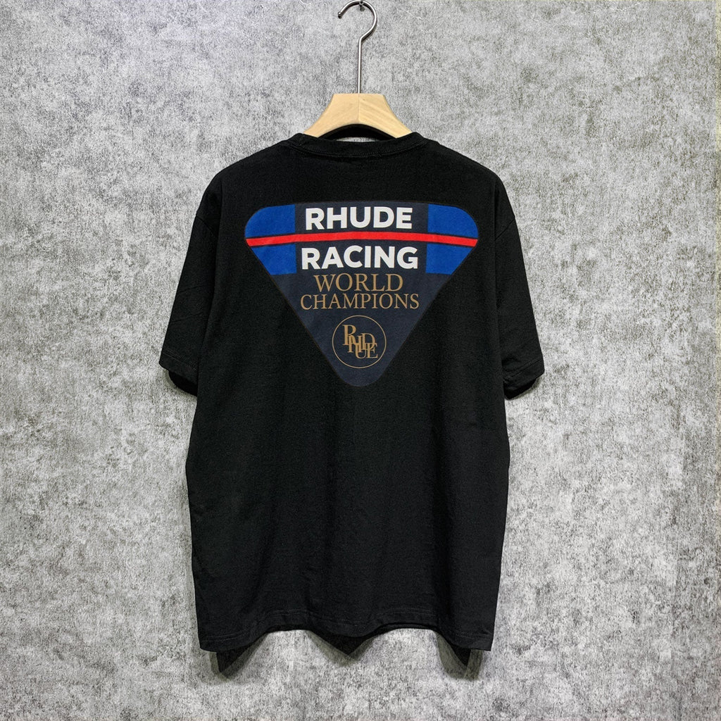 Rhude T-shirts Printed Trendy Pure Cotton