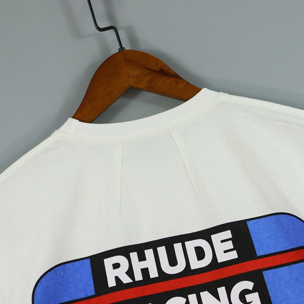 Rhude T-shirt Inverted Triangle Letter Print Short Sleeve T-shirt