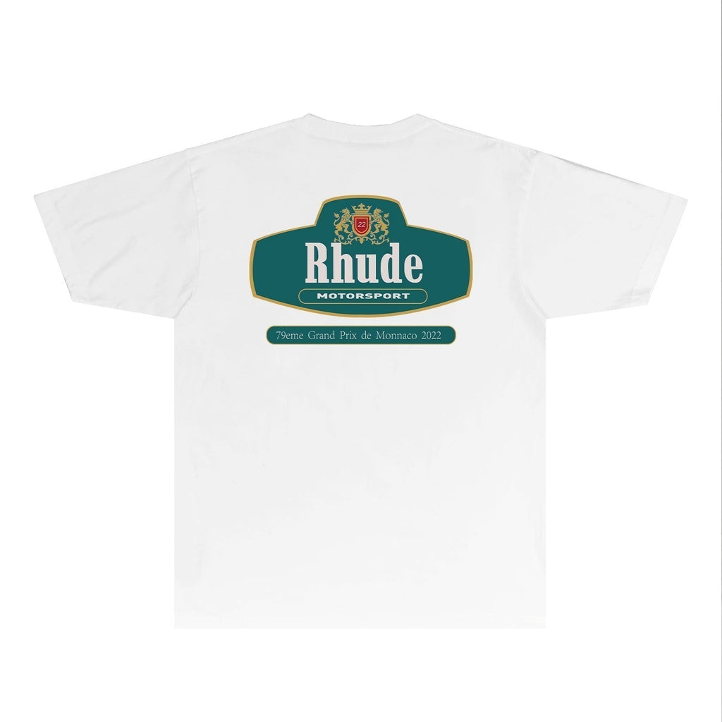 Rhude T-shirts Printed Trendy Pure Cotton