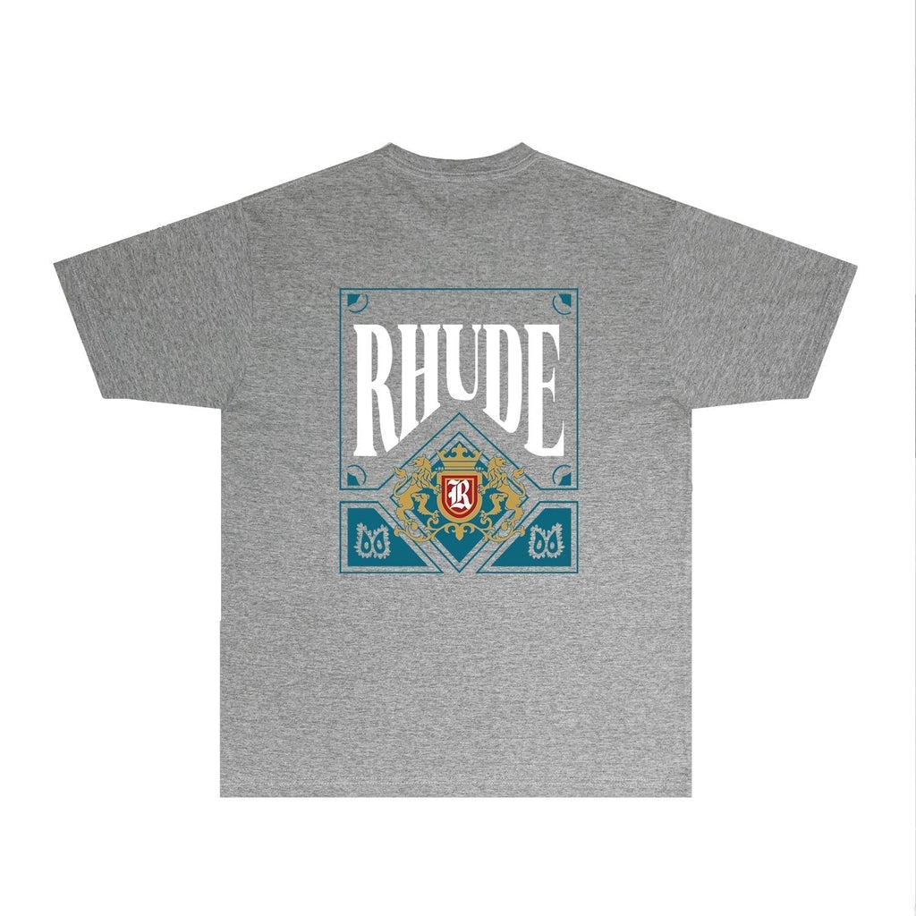 Rhude T-shirts Printed Trendy Pure Cotton
