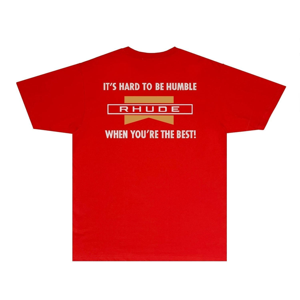 Rhude T-shirts Printed Trendy Pure Cotton