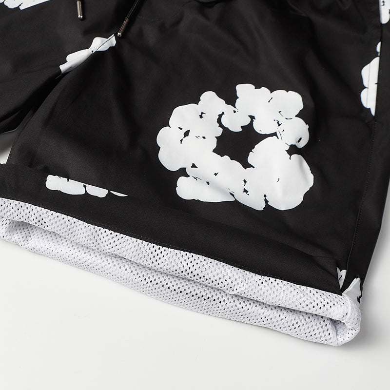 Denim Tears Shorts flower woven