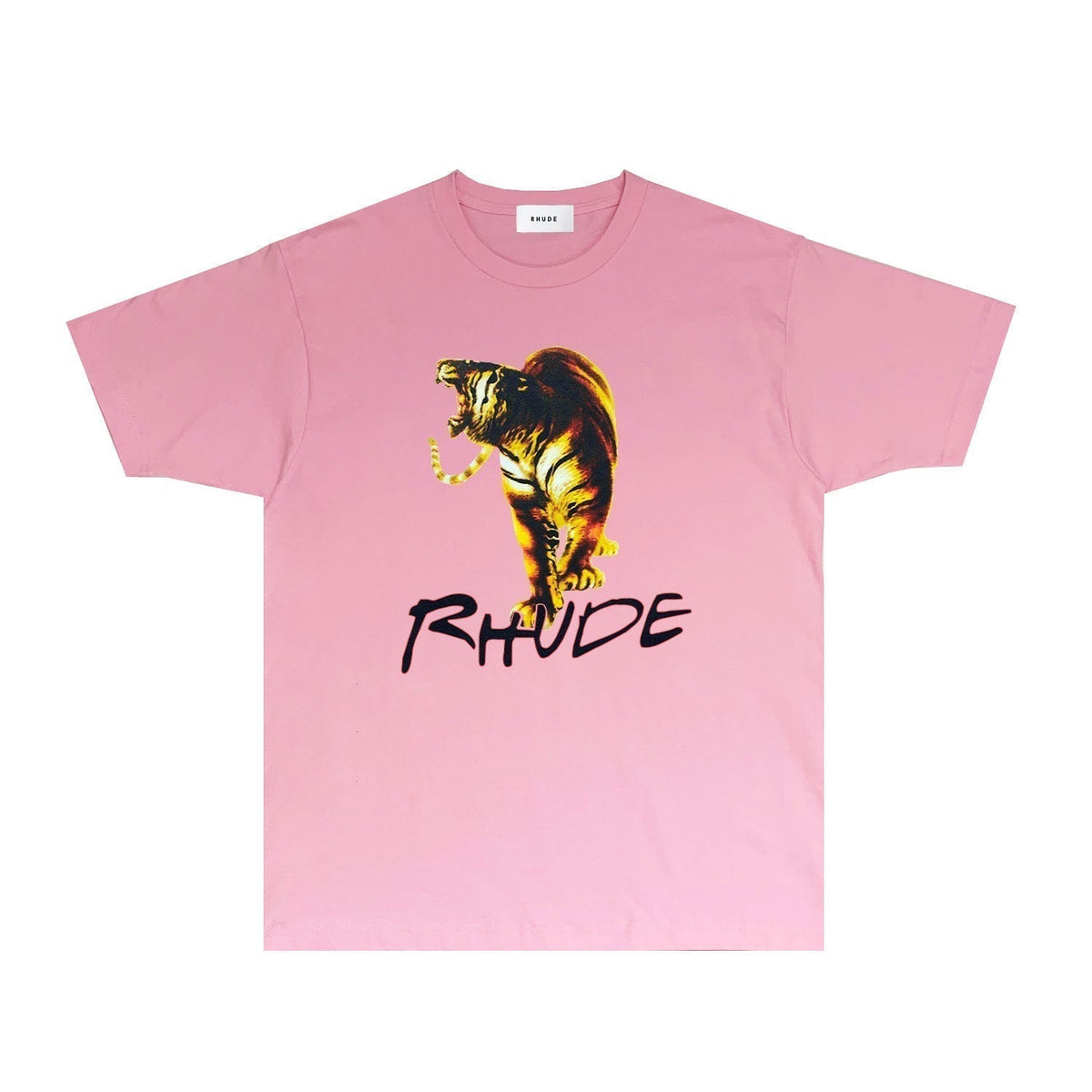 Rhude T-shirts Printed Trendy Pure Cotton
