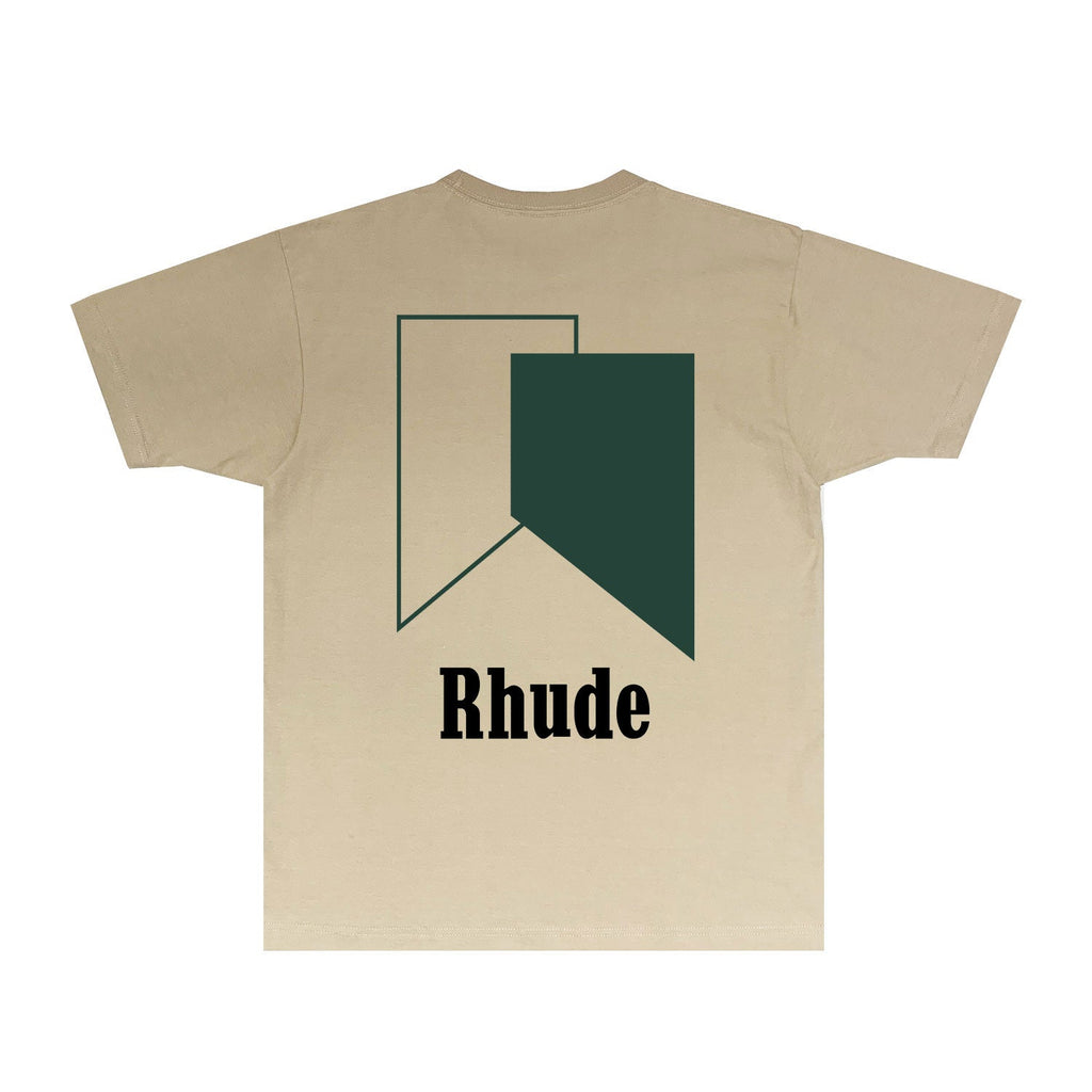 Rhude T-shirts Printed Trendy Pure Cotton