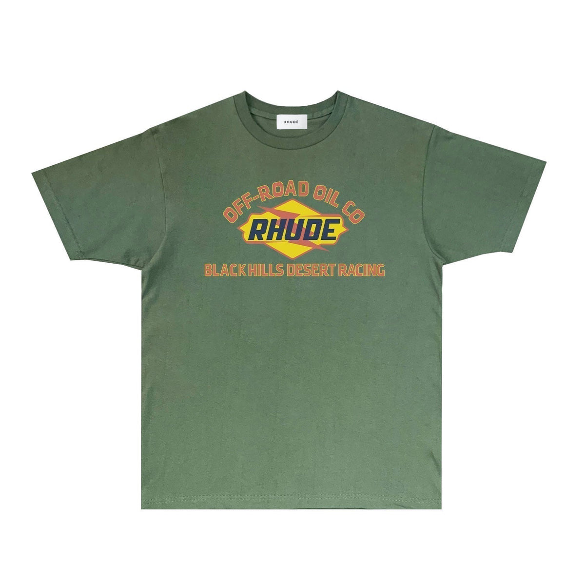 Rhude T-shirts Printed Trendy Pure Cotton