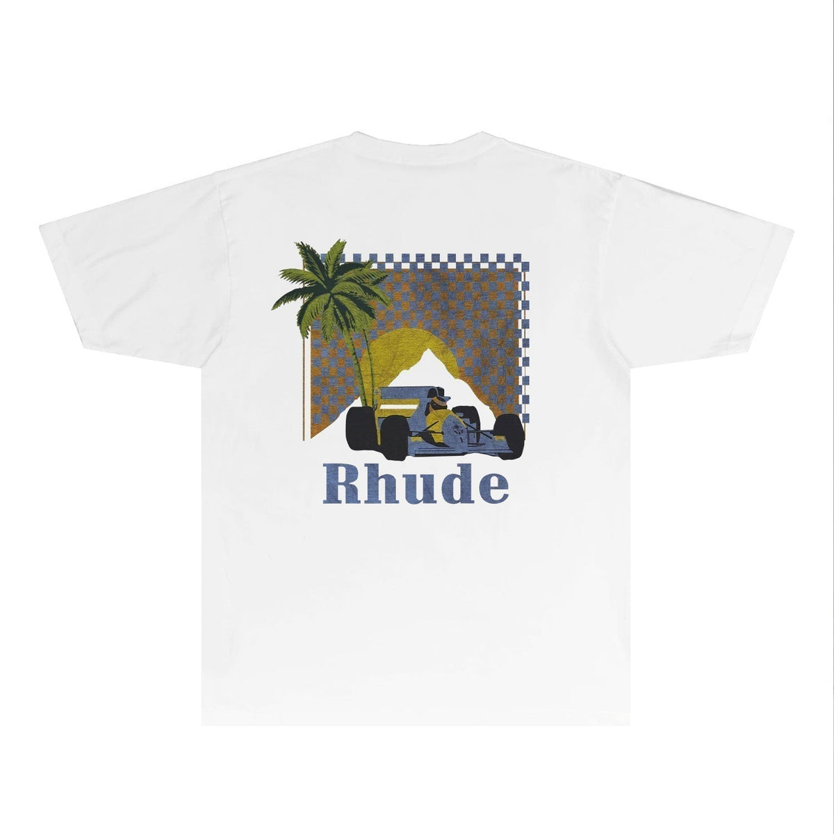 Rhude T-shirts Printed Trendy Pure Cotton