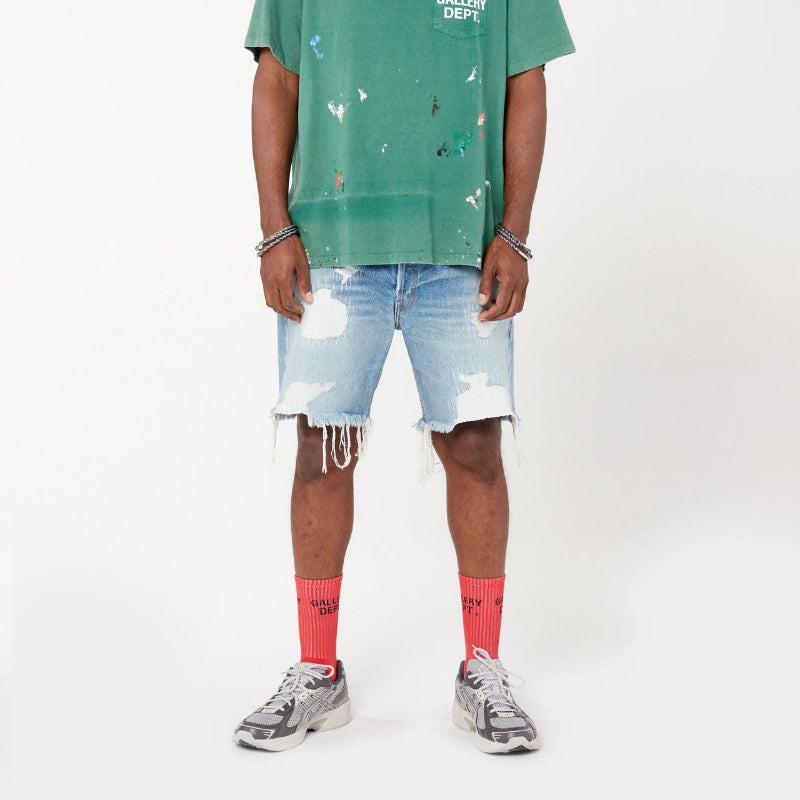 Gallery Dept Denim Shorts gradual change